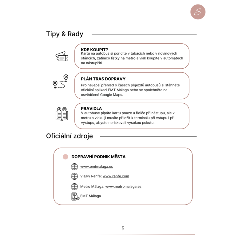 Cestovní průvodce Málagou