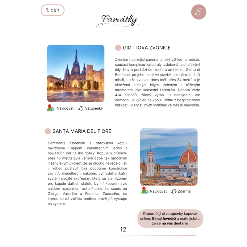 Digitální průvodce Florencií